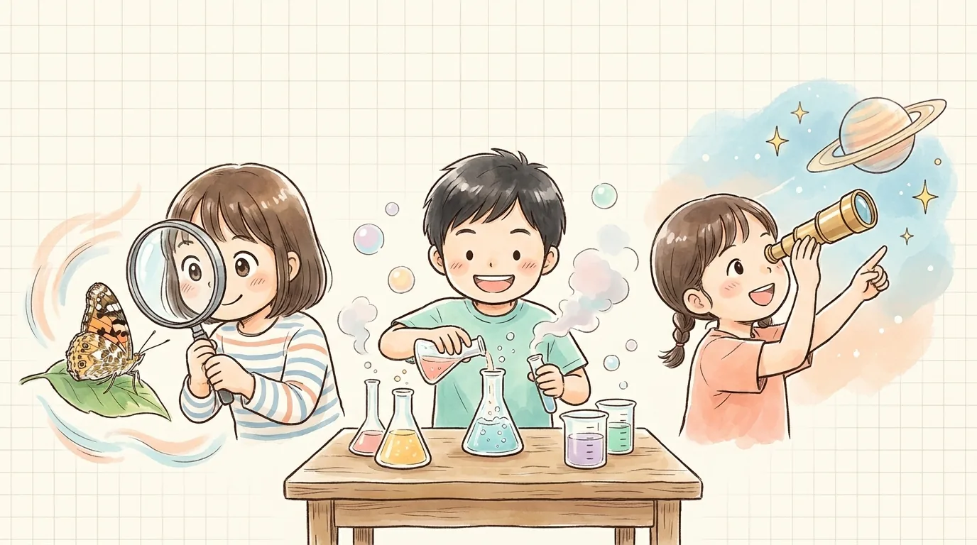 中学受験を見据えた「体験型学習」｜低学年からの理科の伸ばし方のアイキャッチ画像