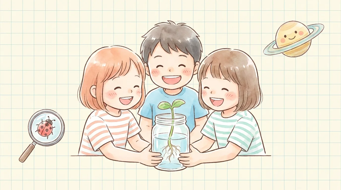 中学受験の低学年でやっておきたい「理科の種まき」のアイキャッチ画像