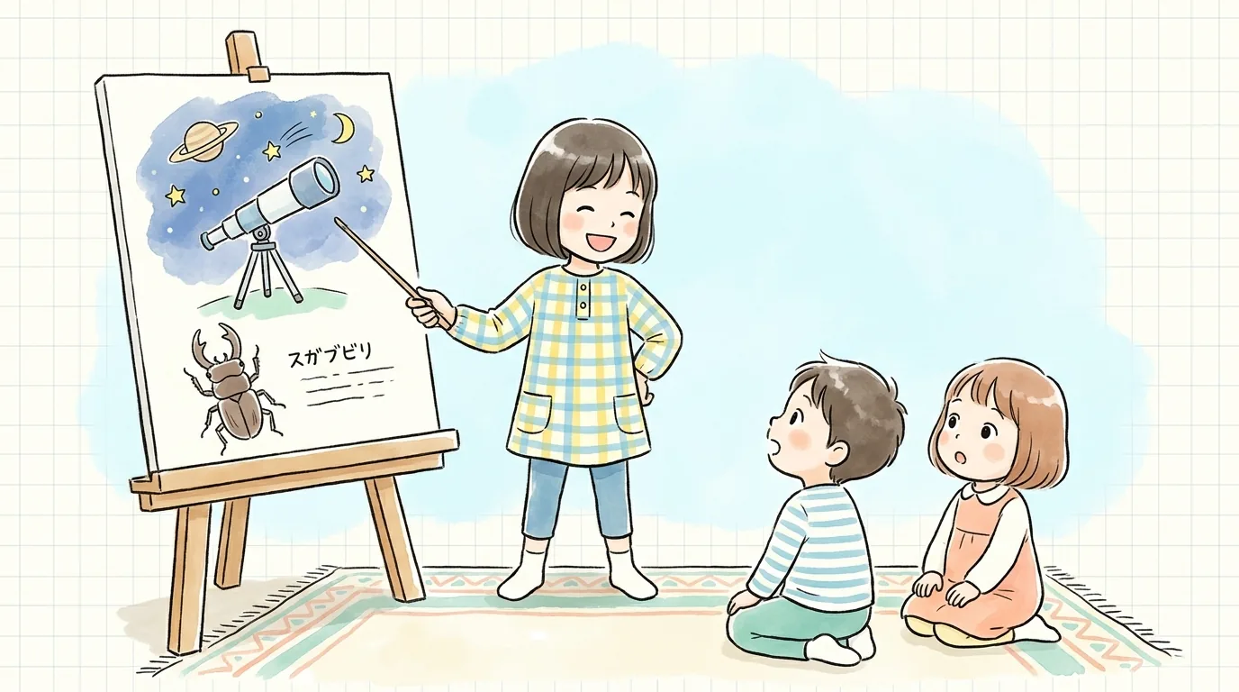 自由研究の発表のコツ｜構成・時間・緊張しない話し方（小学生）のアイキャッチ画像