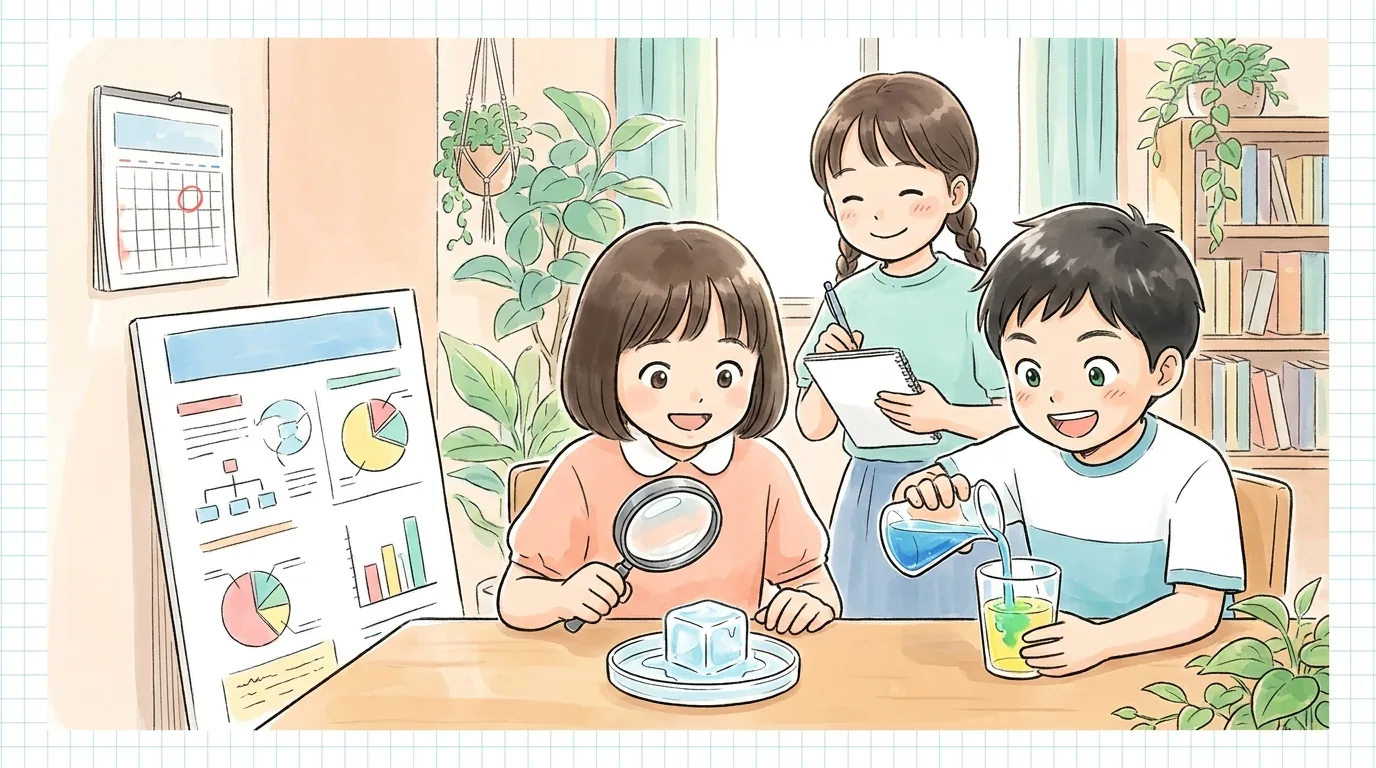 自由研究が終わらない！夏休み直前・最終日のリカバリー術のアイキャッチ画像