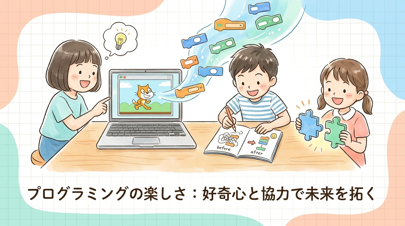 プログラミングで自由研究──Scratch作品を「研究」に仕上げる方法のアイキャッチ画像
