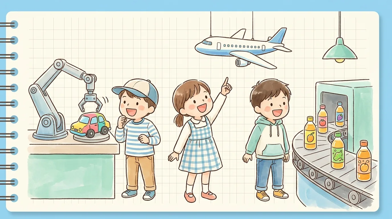 小学生と行ける工場見学・企業ミュージアム 全国47施設ガイド｜エリア別・料金・予約情報つきのアイキャッチ画像