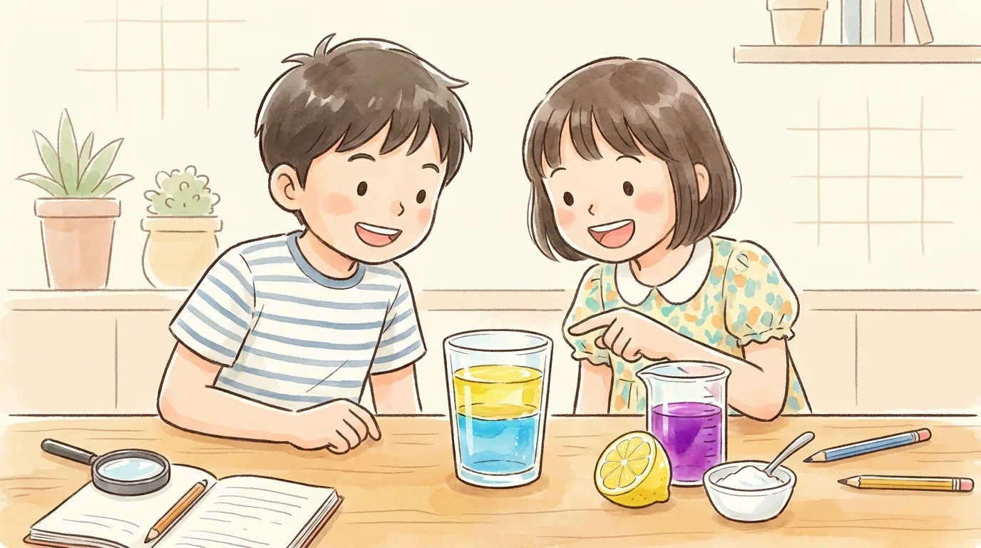 おうちでできる！かんたん科学実験のアイデア集（小学生）のアイキャッチ画像