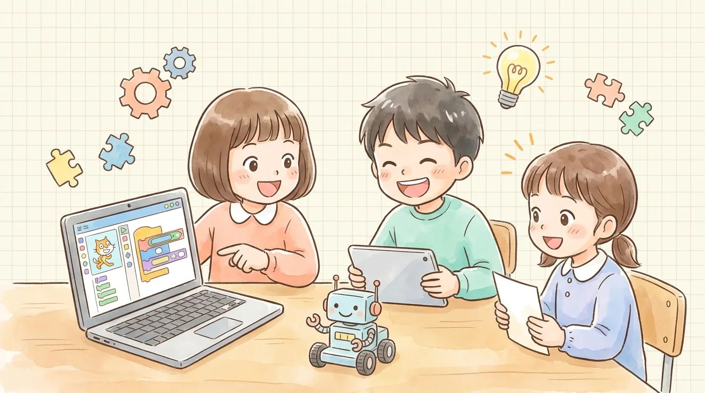 プログラミング体験を「無料」で始める｜小学生のはじめの一歩のアイキャッチ画像