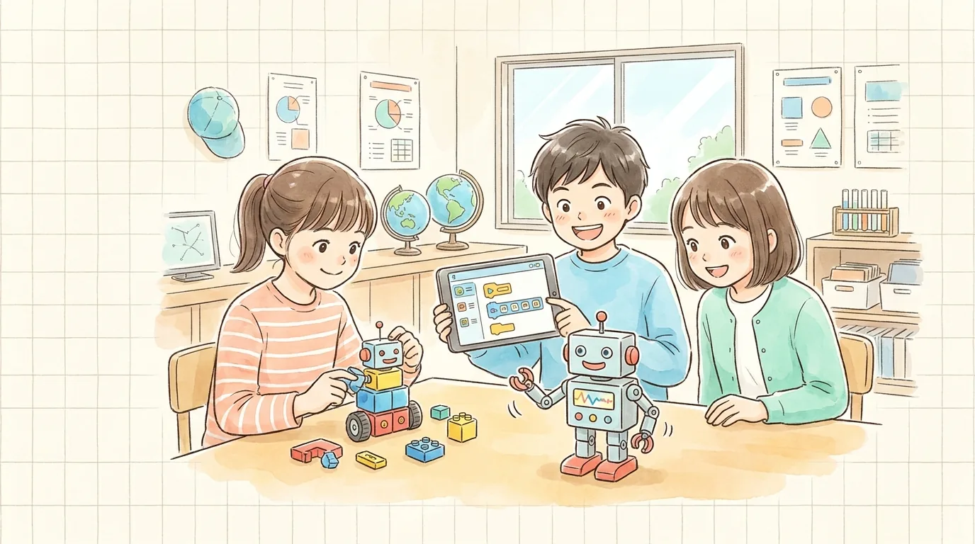 ロボット教室に通う前に──科学館の「単発ロボット体験」で向き不向きを見るのアイキャッチ画像